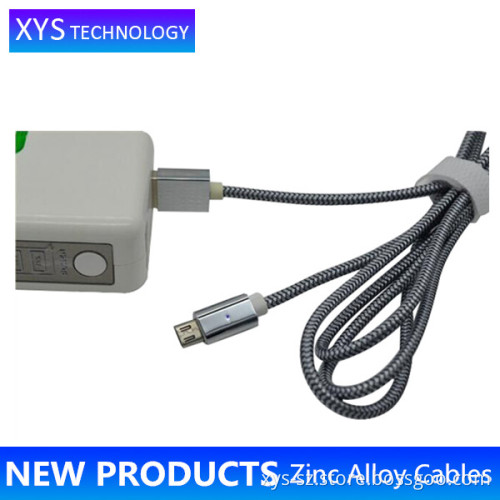 Zinc Alloy Nylon Braided USB Cable New Products 2016, Alibaba supplier New Products 2016/